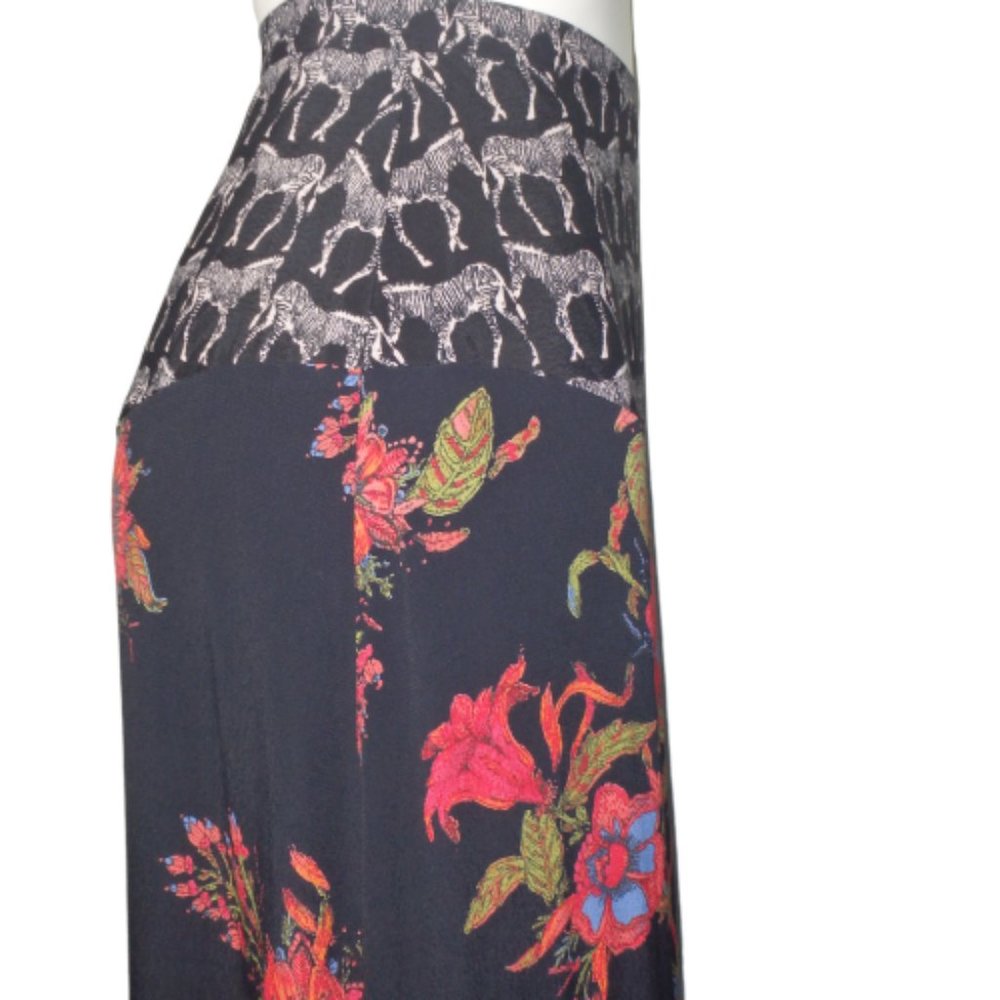 Free People Women's Boho Safari Long Skirt Size 0 - Picture 5 of 8